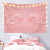 Lofaris Pink Wing Novelty Fairytale Valentine’s Day Custom Tapestry